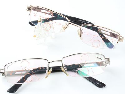 青少年眼鏡框多焦點半框?qū)W生漸進(jìn)眼鏡架 1318 53-18-135 產(chǎn)品介紹